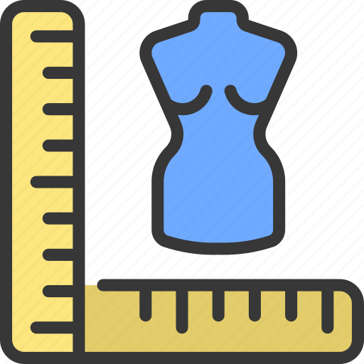 Measuring, clothes, fashion, style, attire icon - Download on Iconfinder
