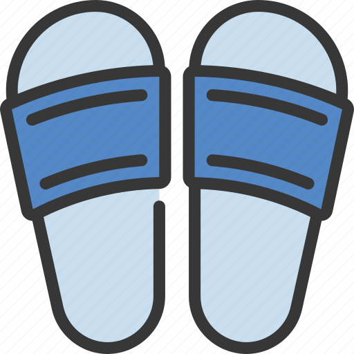 Sliders, fashion, style, attire, sandals icon - Download on Iconfinder