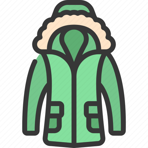 Winter, coat, fashion, style, attire icon - Download on Iconfinder