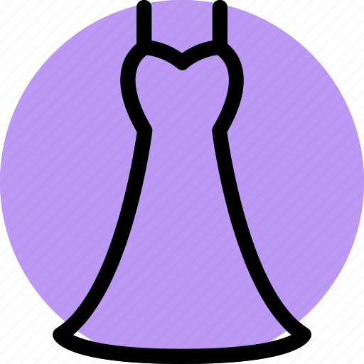 Cloth, clothing, dress, female, male, long dress, party dress icon - Download on Iconfinder