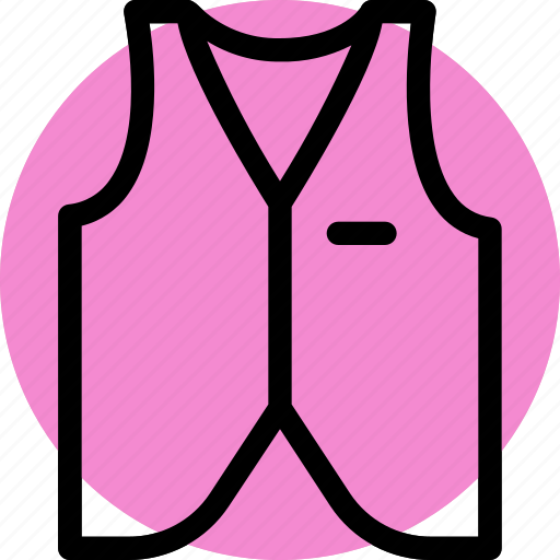 Cloth, clothing, dress, fashion, female, male, vest icon - Download on Iconfinder