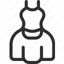 25px, gown, iconspace