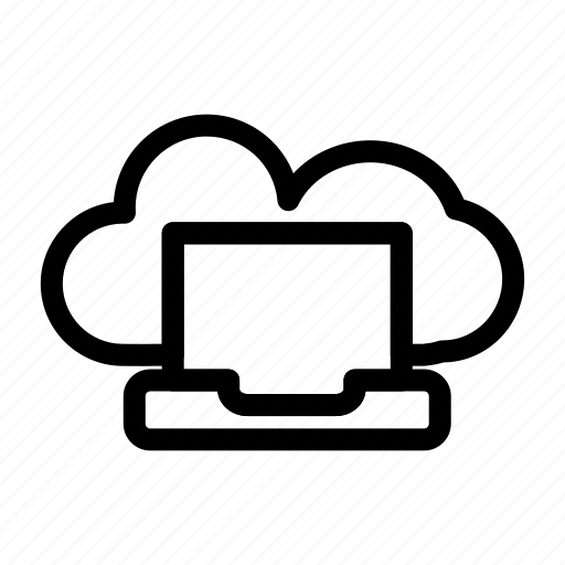 Cloud, cloud laptop, network, server icon - Download on Iconfinder