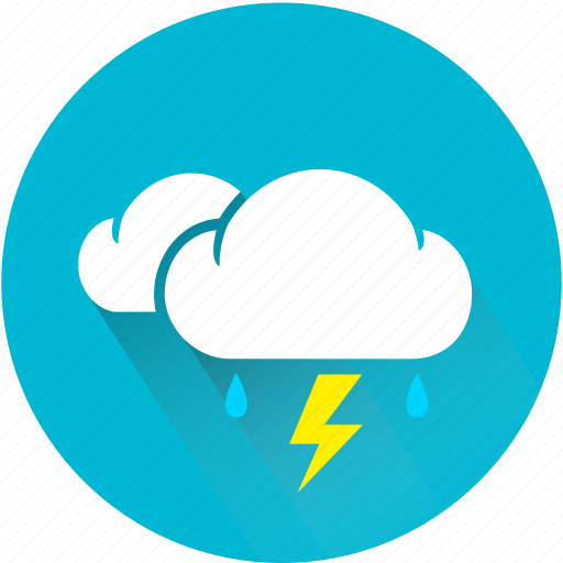 Cloud, drop, lightning, rain, storm, thunder, thunderbolt icon - Download on Iconfinder