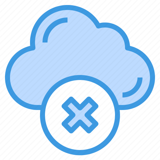 Cloud, cancle, remove, computing, data icon - Download on Iconfinder