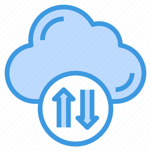 Cloud, computing, sync, transfer, arrows icon - Download on Iconfinder