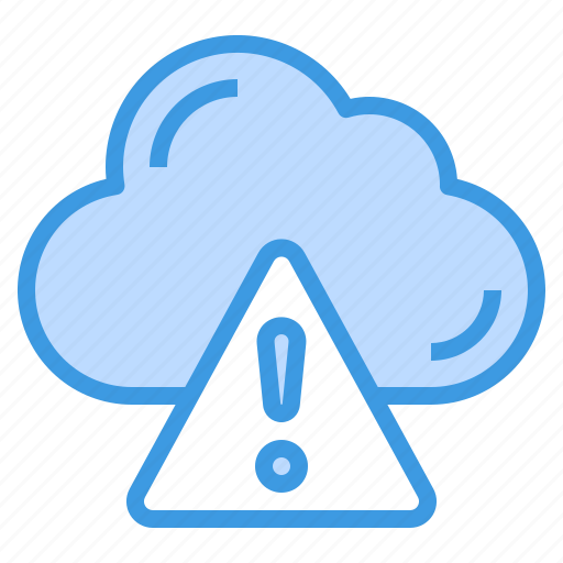 Cloud, computing, warning, data, storage icon - Download on Iconfinder