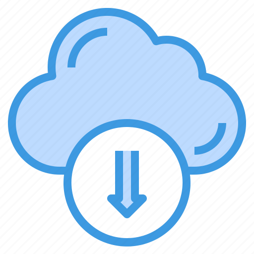 Cloud, download, arrow, down, computing, data icon - Download on Iconfinder