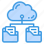 cloud, folder, computing, data, storage 