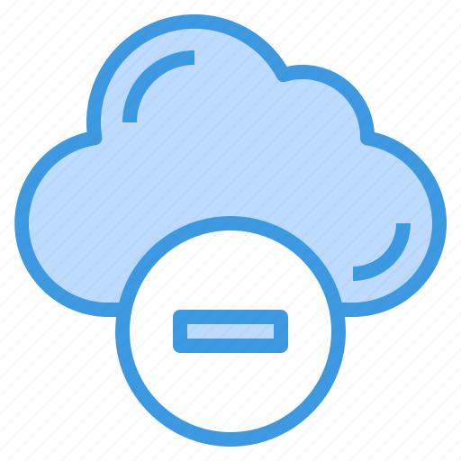 Cloud, remove, delete, computing, data icon - Download on Iconfinder