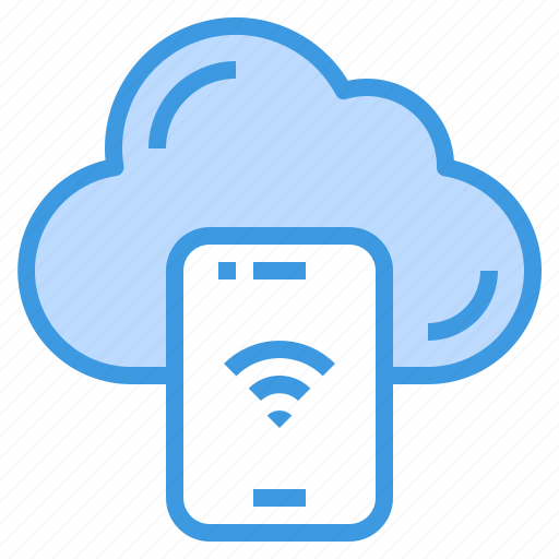 Cloud, smartphone, computing, internet, storage icon - Download on Iconfinder
