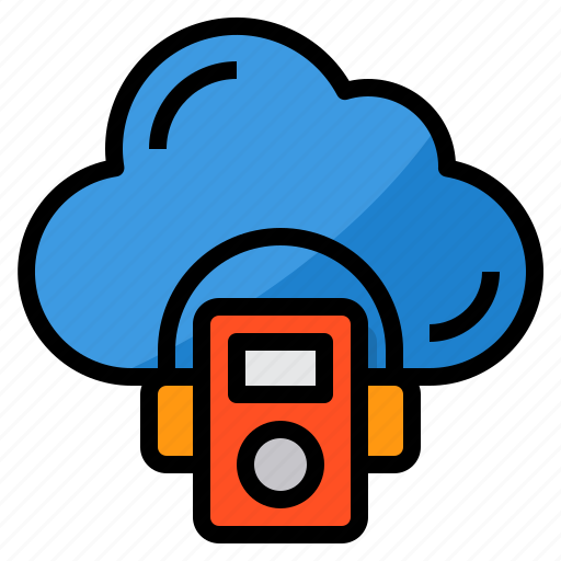 Cloud, computing, media, multimedia, music icon - Download on Iconfinder