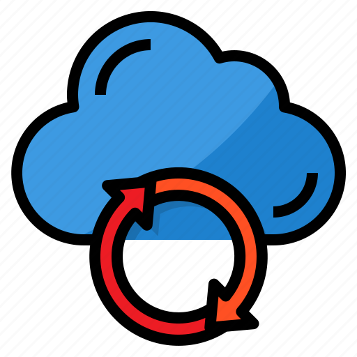 Cloud, computing, refresh, reload, arrow icon - Download on Iconfinder