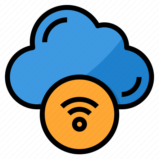 Cloud, computing, wifi, signal, sharing, internet icon - Download on Iconfinder