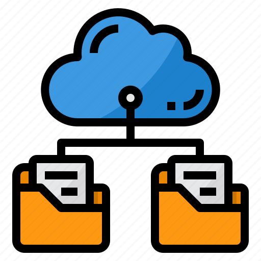 Cloud, folder, computing, data, storage icon - Download on Iconfinder