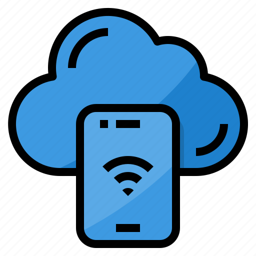 Cloud, smartphone, computing, internet, storage icon - Download on Iconfinder