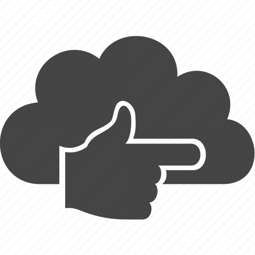 Cloud, finger, hand, sky, right icon - Download on Iconfinder