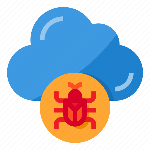 Cloud, computing, bug, malware, virus icon - Download on Iconfinder