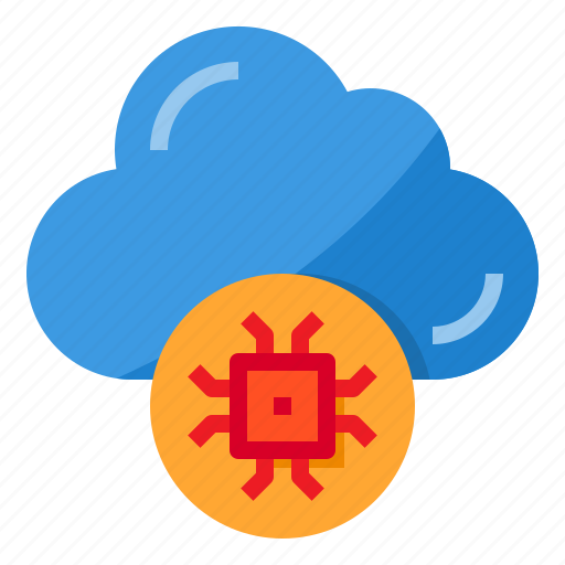 Cloud, computing, cpu, processor, chip icon - Download on Iconfinder