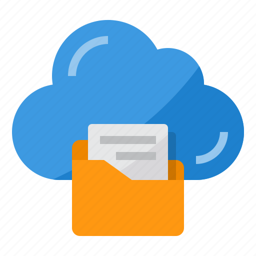 Cloud, folder, data, computing, storage icon - Download on Iconfinder