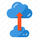 cloud, upload, arrow, up, computing, storage