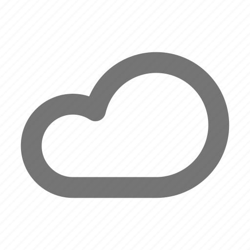 Cloud, backup, database, icloud, plain, storage icon - Download on Iconfinder