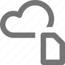 cloud, file, backup, database, document, icloud, storage