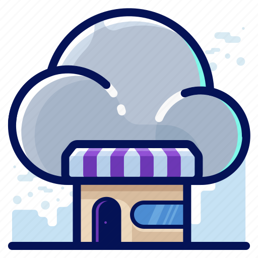 Cloud, shop, storage, store icon - Download on Iconfinder