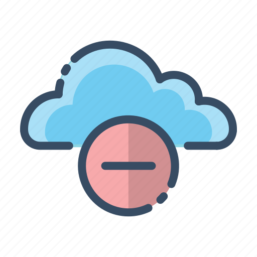 Cloud, remove, cancel, minus icon - Download on Iconfinder