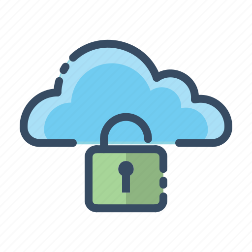 Cloud, security, unlock, secure icon - Download on Iconfinder