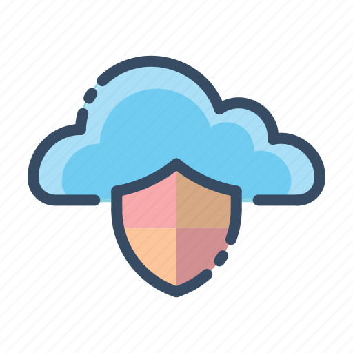 Cloud, security, shield, protection icon - Download on Iconfinder