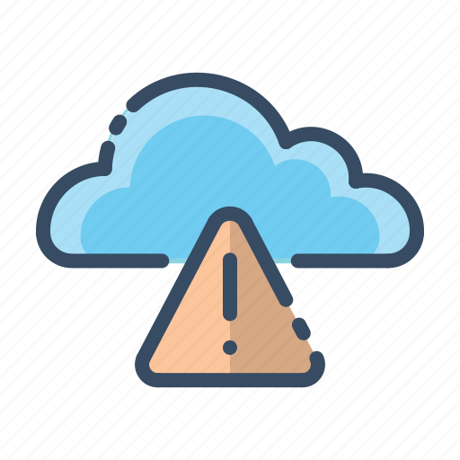 Alert, attention, cloud, danger icon - Download on Iconfinder