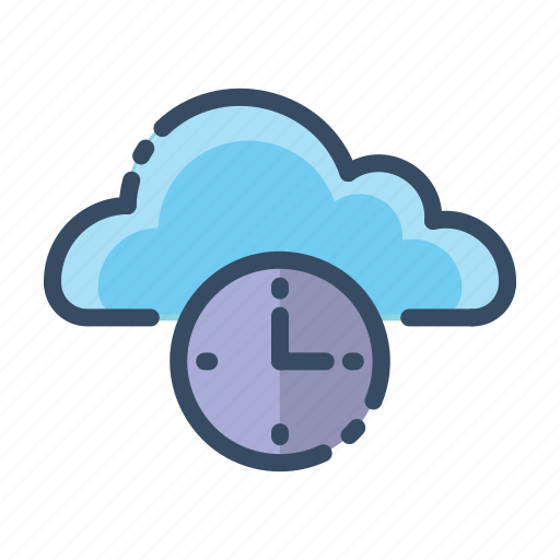 Clock, cloud, time, alarm icon - Download on Iconfinder