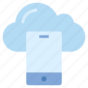 cloud, cloud app, drive, mobile, server, smartphone, storage