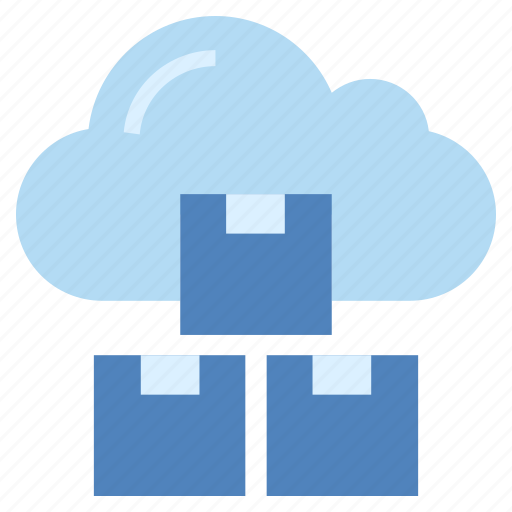 Boxes, cloud, cubes, data, products, storage icon - Download on Iconfinder