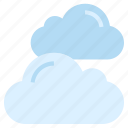 clouds, data, storage, warm, weather
