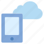 cloud, cloud app, drive, mobile, server, smartphone, storage 
