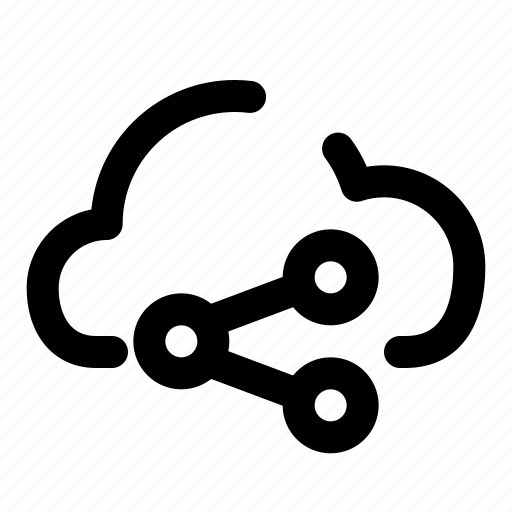 Cloud share, cloud, share, system, data, cloud computing icon - Download on Iconfinder
