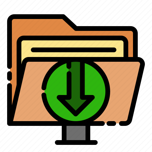 Download, file, document, folder icon - Download on Iconfinder
