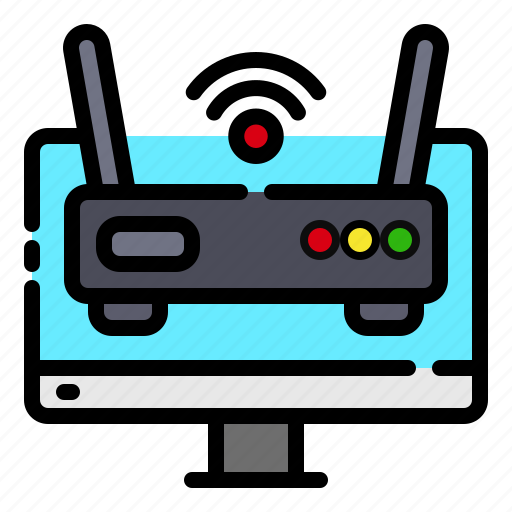 Router, modem, network, wifi, wireless icon - Download on Iconfinder