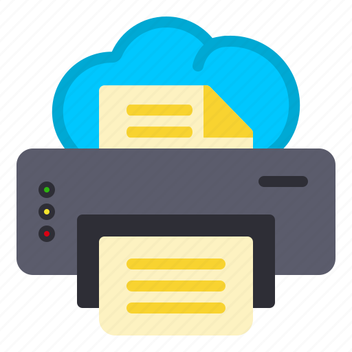 Print, printing, printer, paper icon - Download on Iconfinder