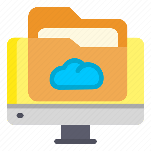 Cloud, storage, data, folder icon - Download on Iconfinder