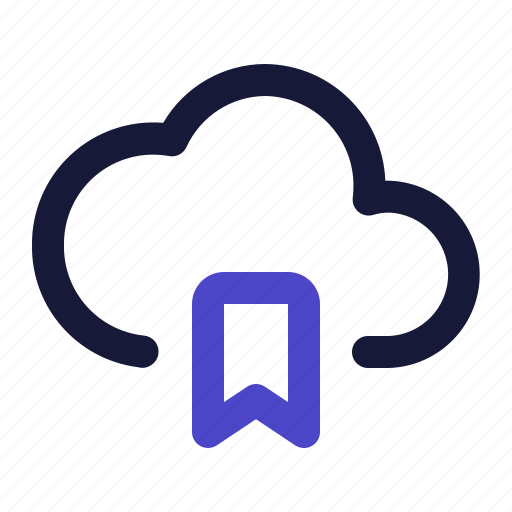 Cloud, bookmark, computing, data, storage icon - Download on Iconfinder