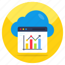 cloud statistics, cloud infographic, business data, business chart, business graph