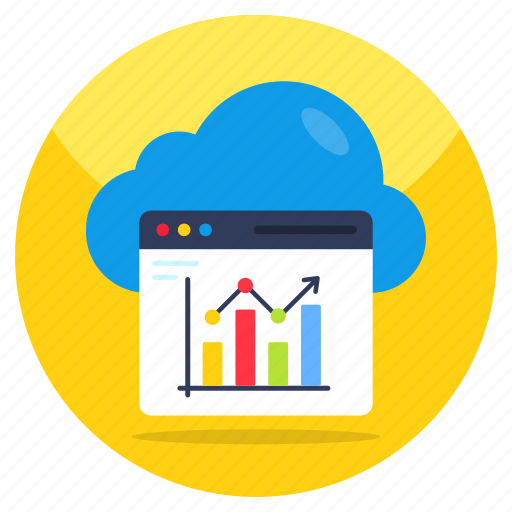 Cloud statistics, cloud infographic, business data, business chart, business graph icon - Download on Iconfinder