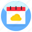 cloud schedule, cloud planner, cloud calendar, cloud almanac, daybook 