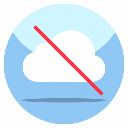 Ban cloud, cloud forbidden, cloud prohibition, cloud technology, stop cloud icon - Download on Iconfinder