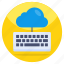 cloud typing, cloud keyboard, input device, computer accessory, cloud technology 