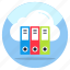 cloud binders, cloud folders, cloud books, cloud document, cloud archive 
