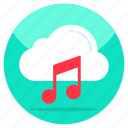 cloud music, cloud song, cloud note, cloud melody, cloud computing